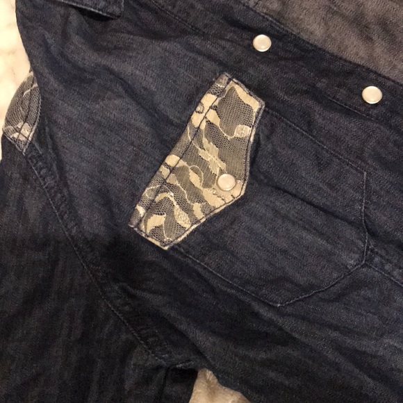 Fashion fake jean jacket... custom made!! - Picture 3 of 4